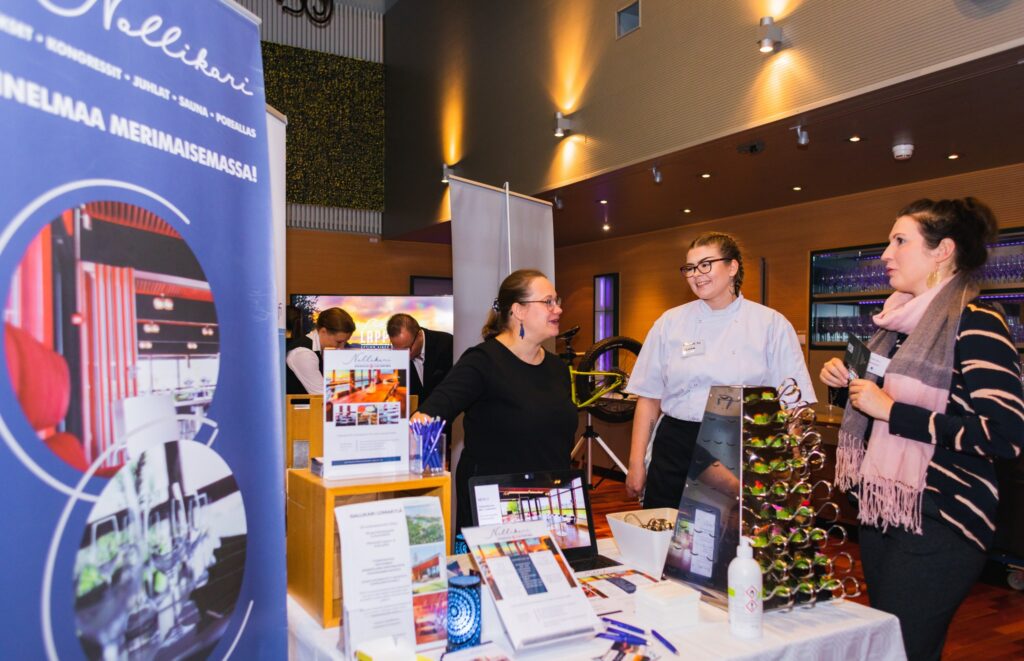 Nallikari Ravintola presenting at meeting fairs