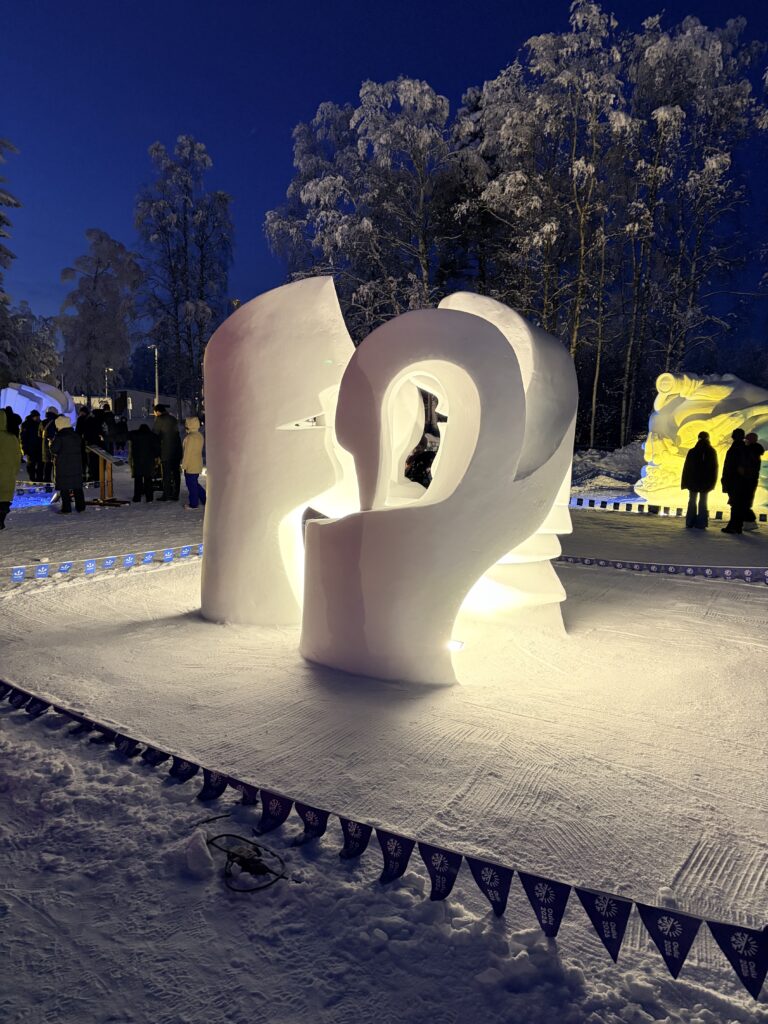 Espanjan veistos cygnus cygnus voitti Nallikari Snow Festin 2026