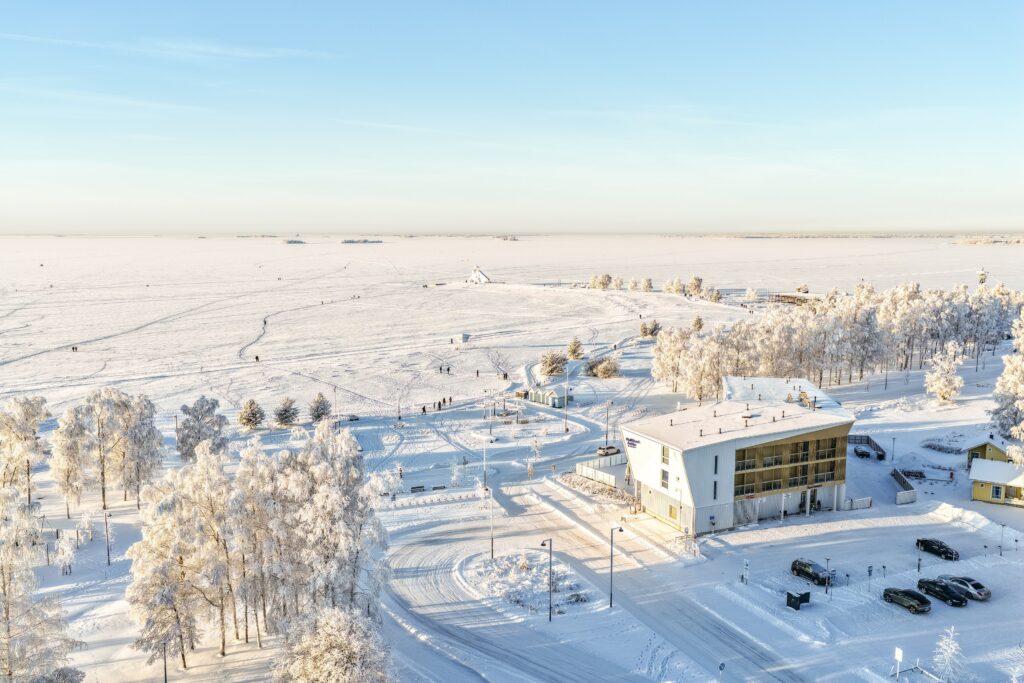 Nallikari in the winter time