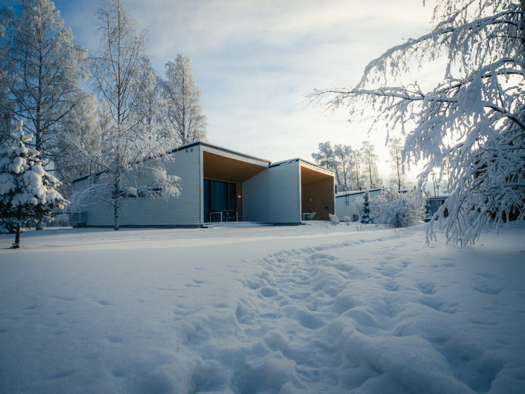 Nallikarin Poiju Villat ovat auki ympäri vuoden myös talvella